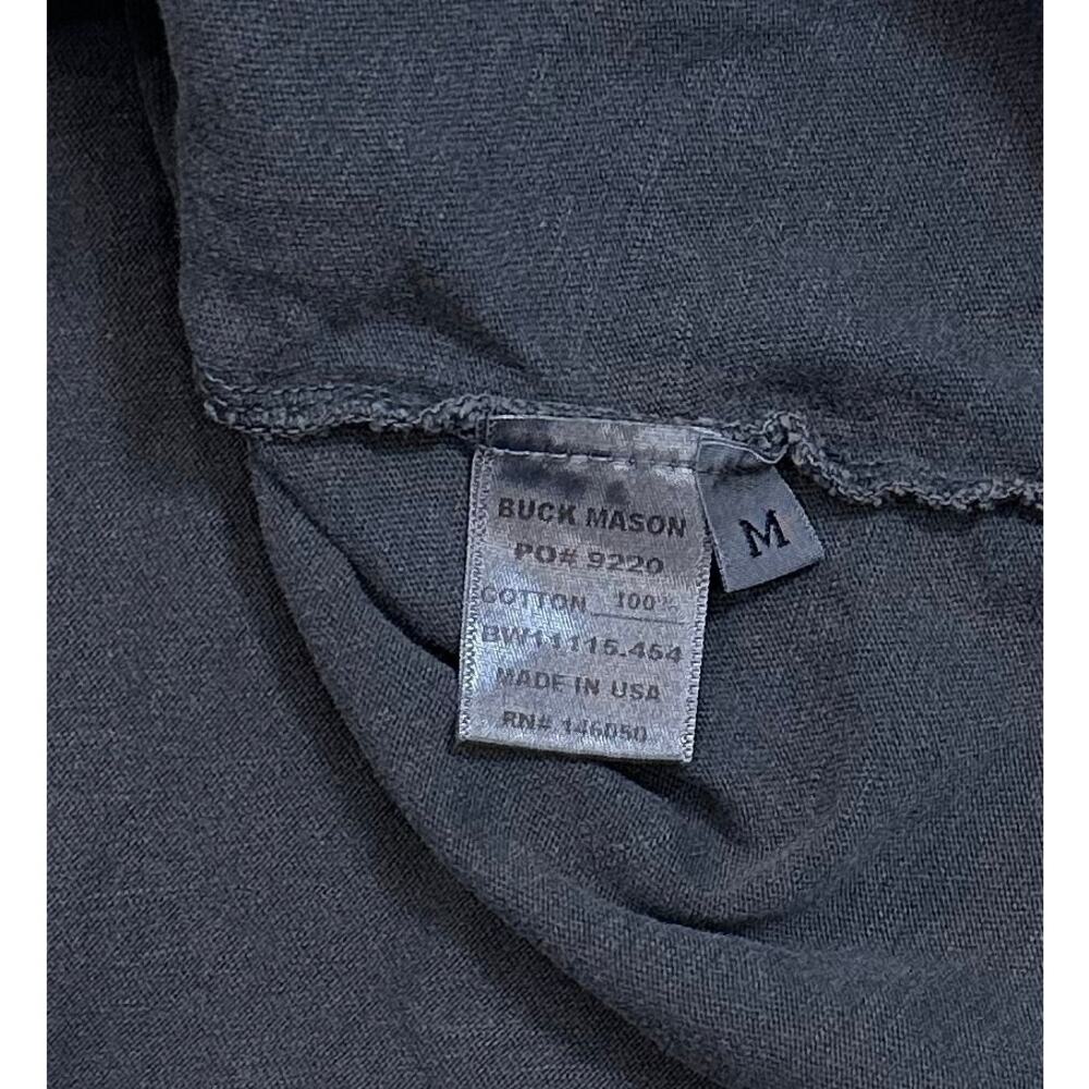 Buck Mason Women's Slub Cotton Classic Fit Easy Crew Made in USA Tee T-Shirt - Picture 4 of 5